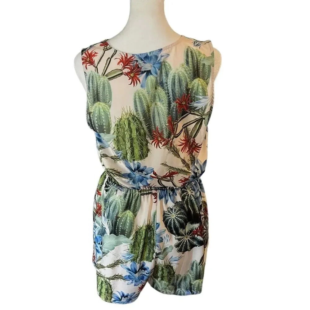 MINKPINK Womens Such A Prick Desert Print Playsuit, Size Medium, NEW - Picture 6 of 12